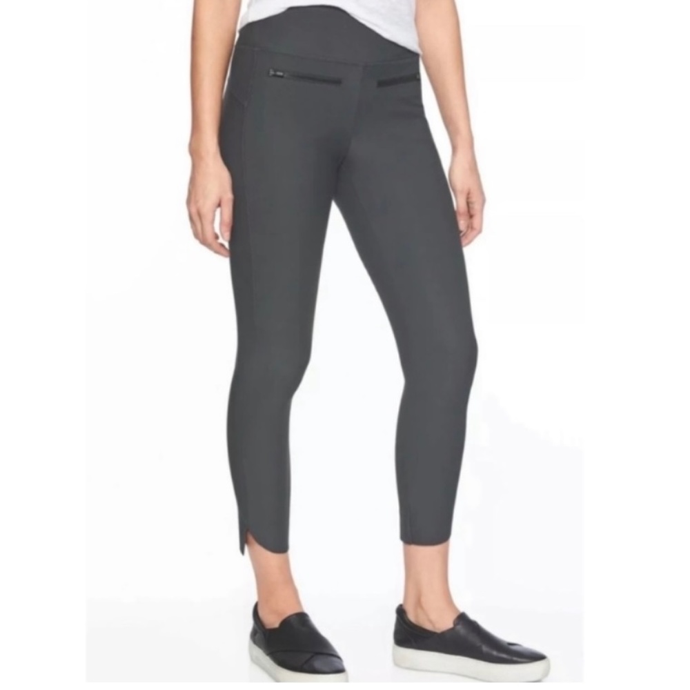 Athleta Gray Cropped Ankle Pants